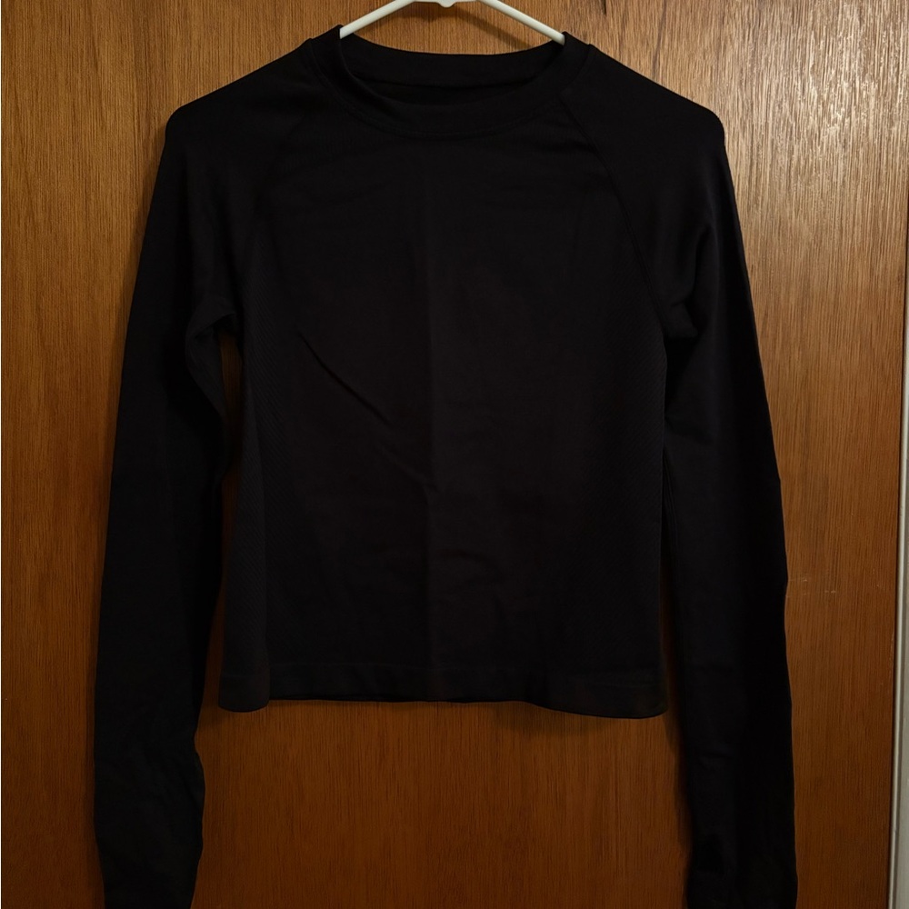 Black Long Sleeve Underscrub Compression Top